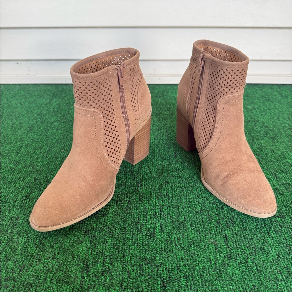 Universal Thread, Perforated, Ankle Booties! - image 1